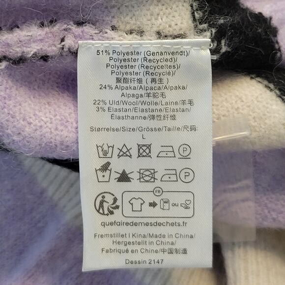 BAUM UND PFERDGARTEN Striped Carlee Cardigan  - Size Large - Picture 7 of 8